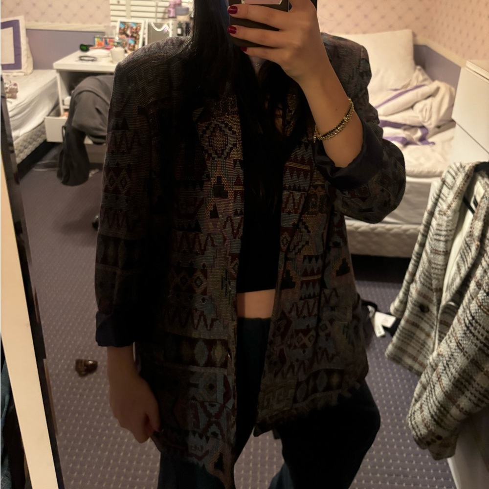 Patterned Women's Jacket - Picture 2 of 5